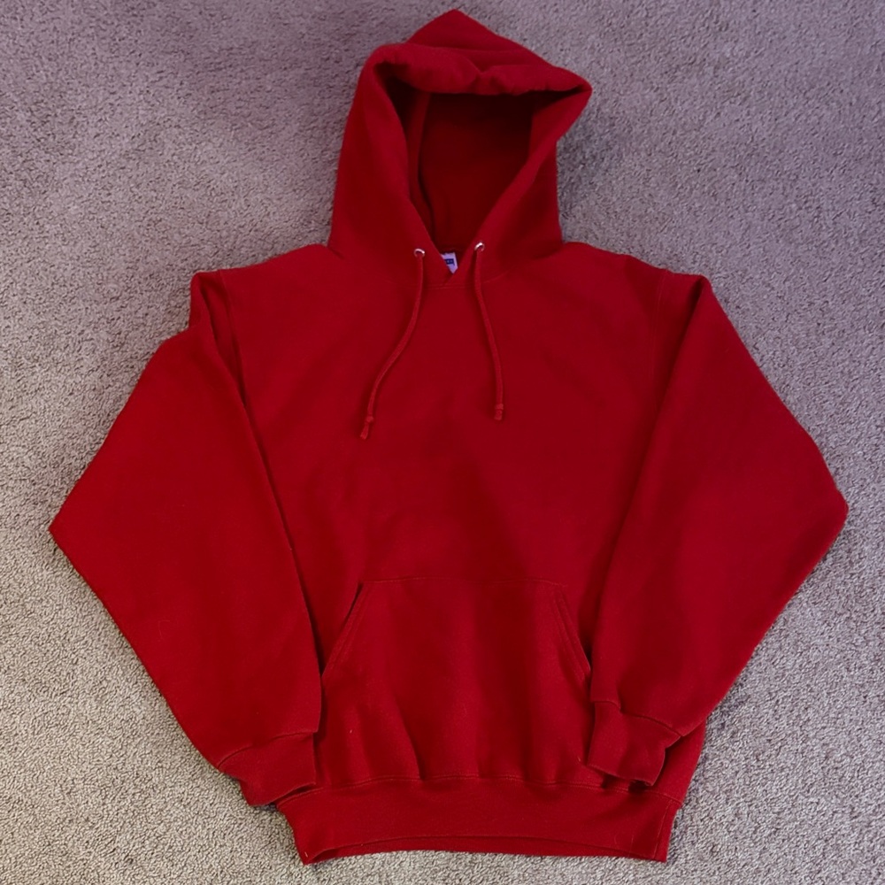 Jerzees Vibrant Red Men's Hoodie